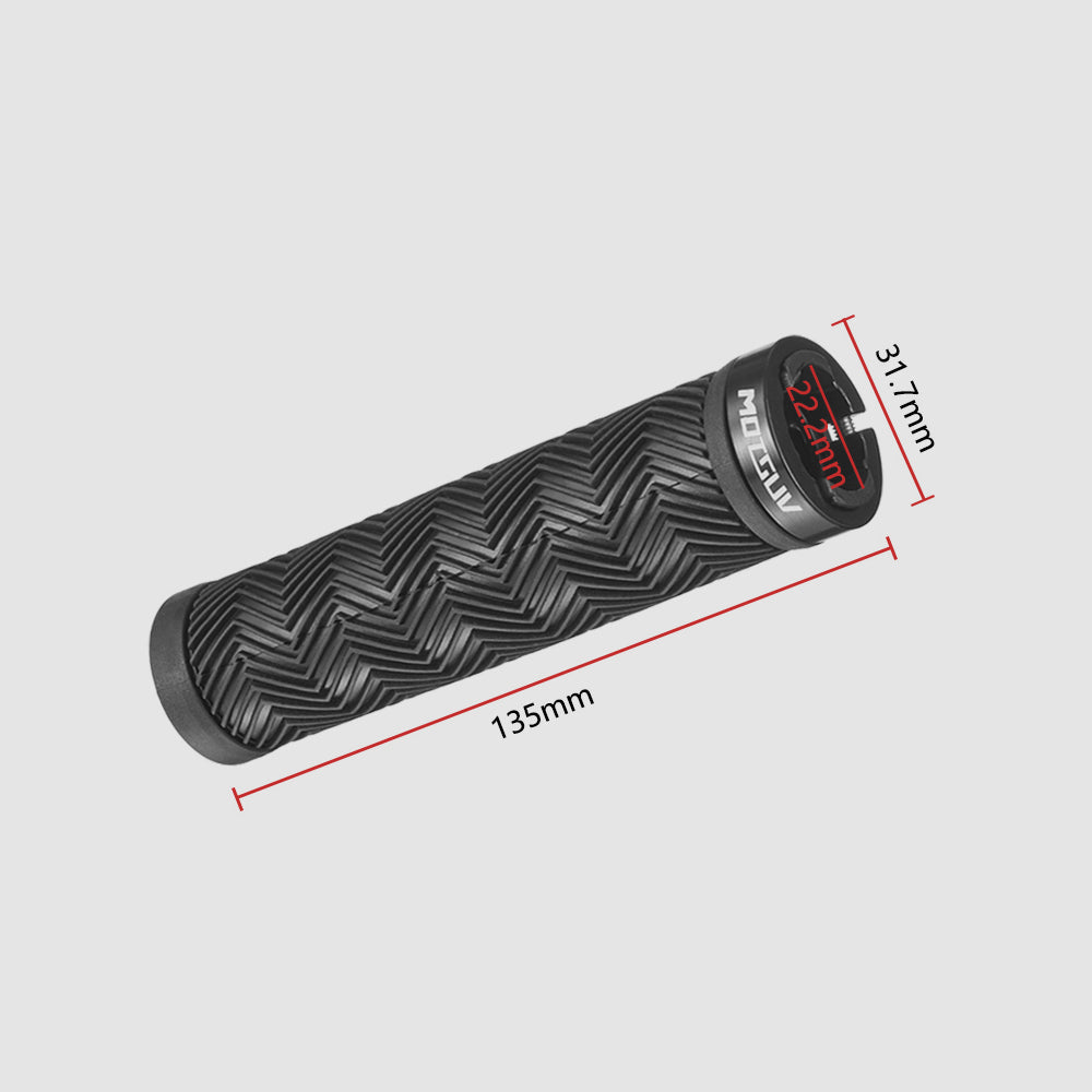 Poignées de guidon de vélo - 13,5 cm