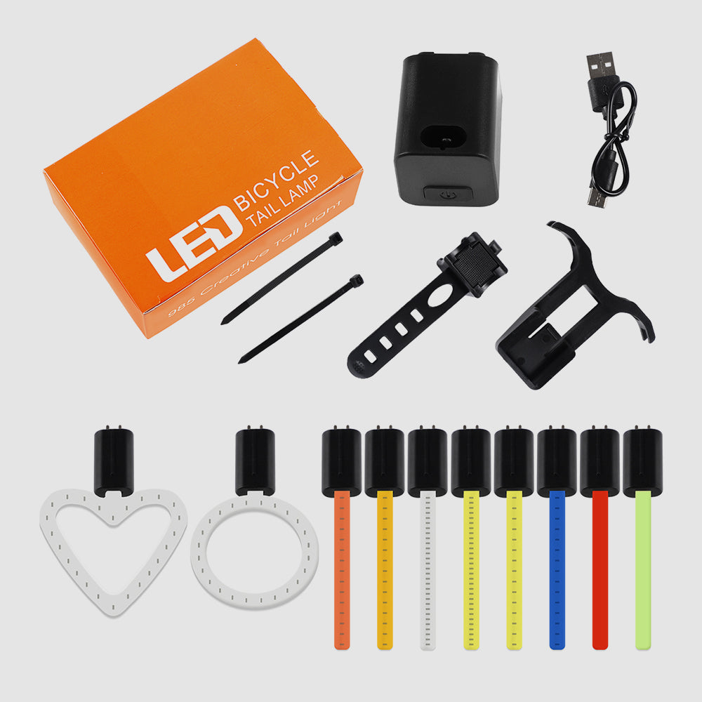 Bicycle Rear Light Decorations