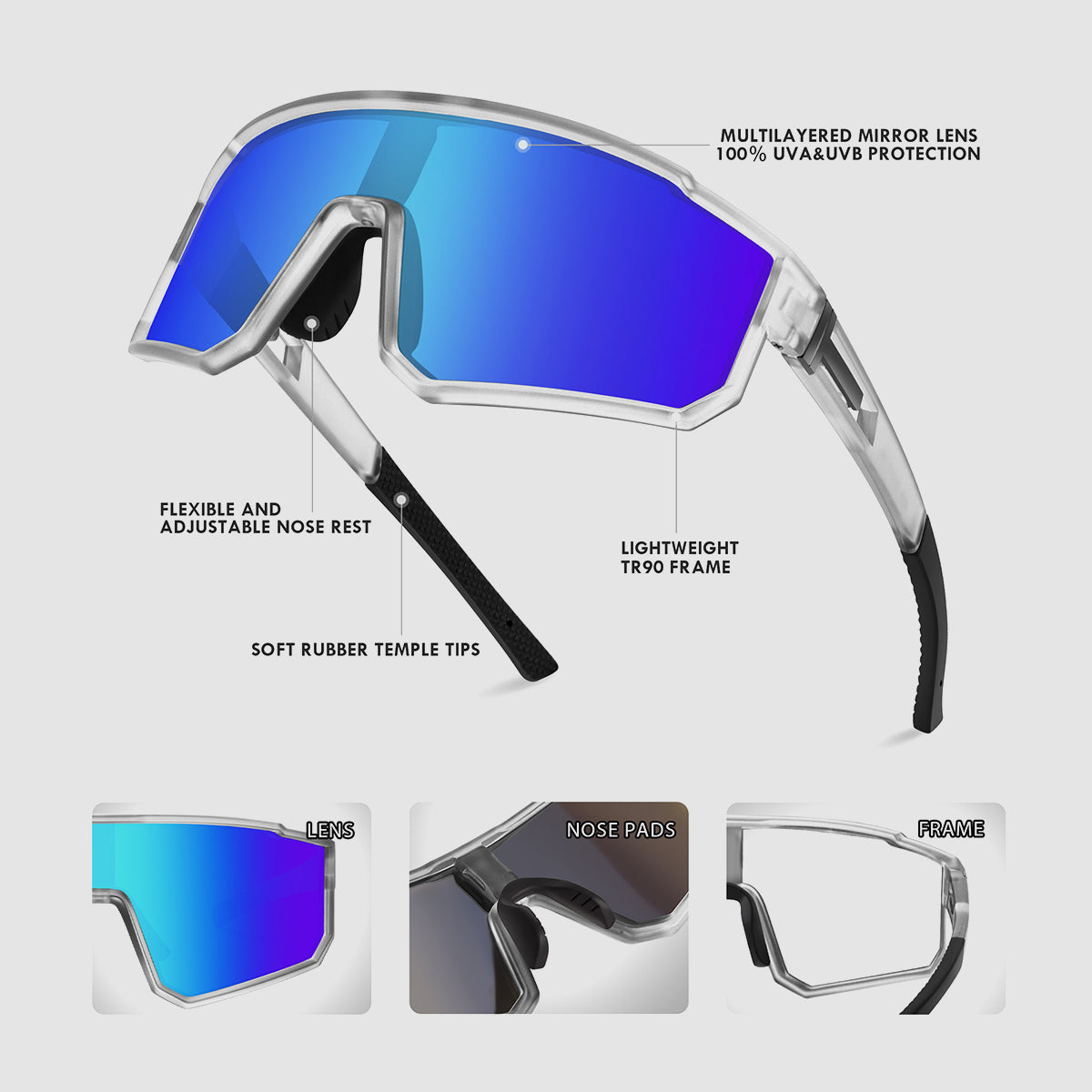 3058 Sports Sunglasses
