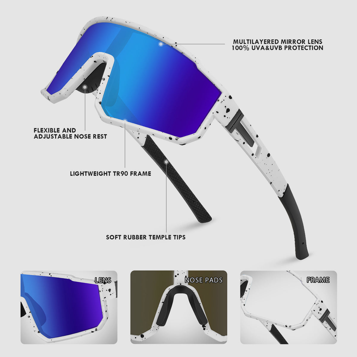 3058 Sports Sunglasses