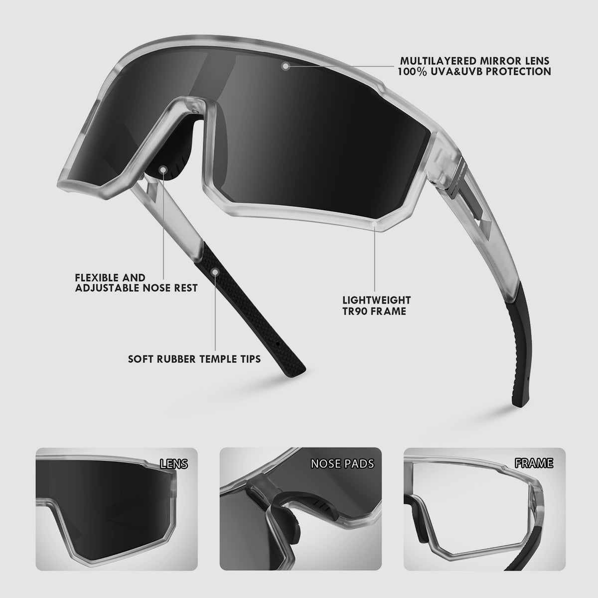 3058 Sports Sunglasses