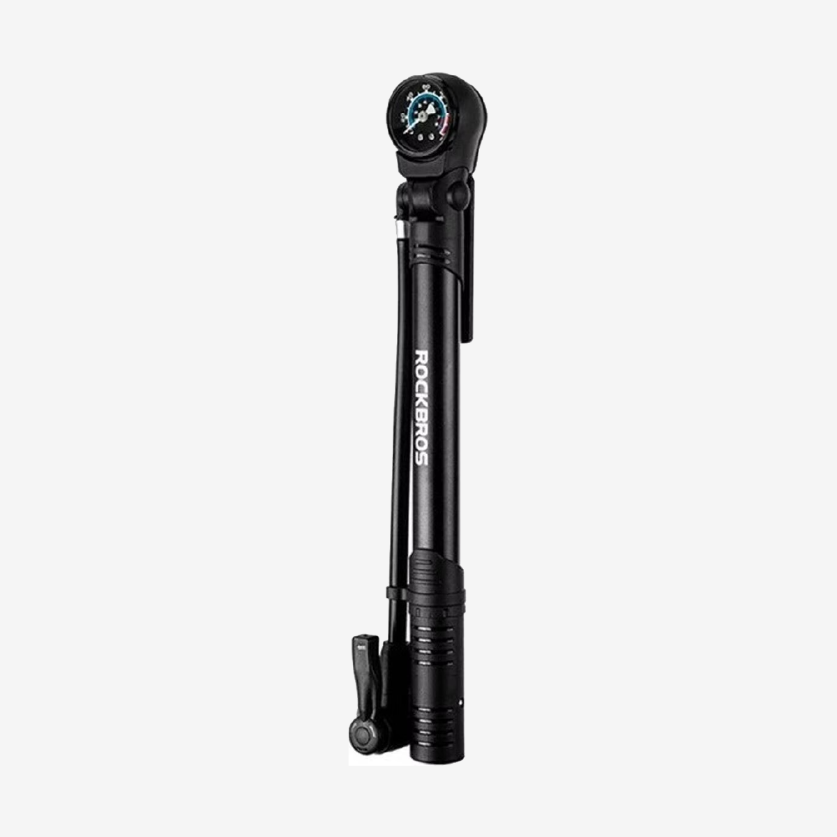 kleine fahrradpumpe mit manometer ROCKBROS Tragbare Fahrradpumpe mit Manometer