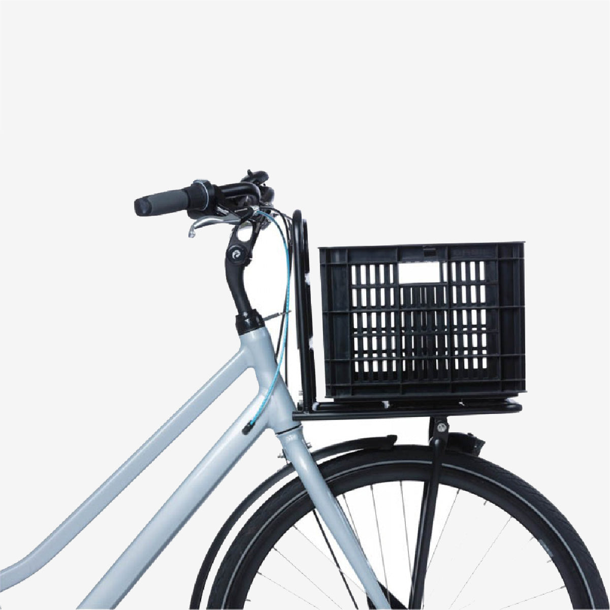 Basil Fietsmand 29,5L, Fietskrat - Duurzaam en Stevig