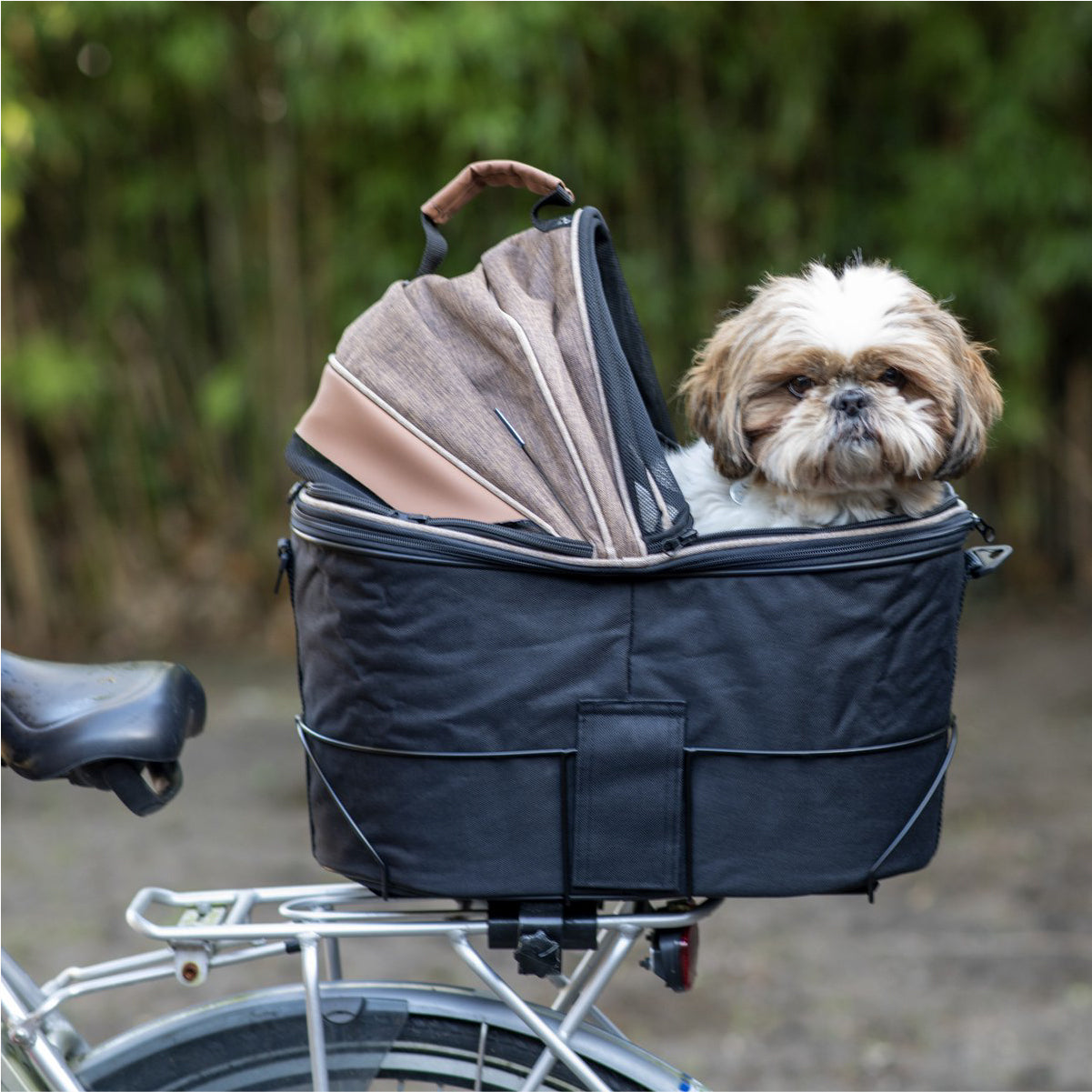 Dogs&Co Fietsmand voor kleine honden tot 6KG - Fietsmand achterop