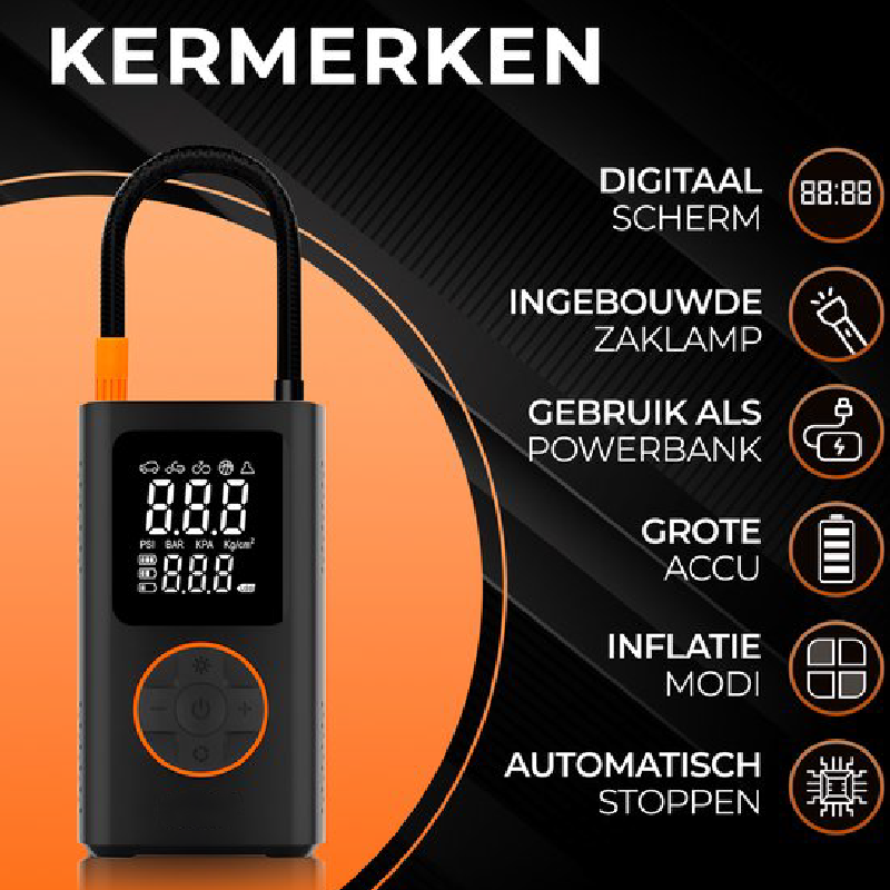 Elektrische Fietspomp