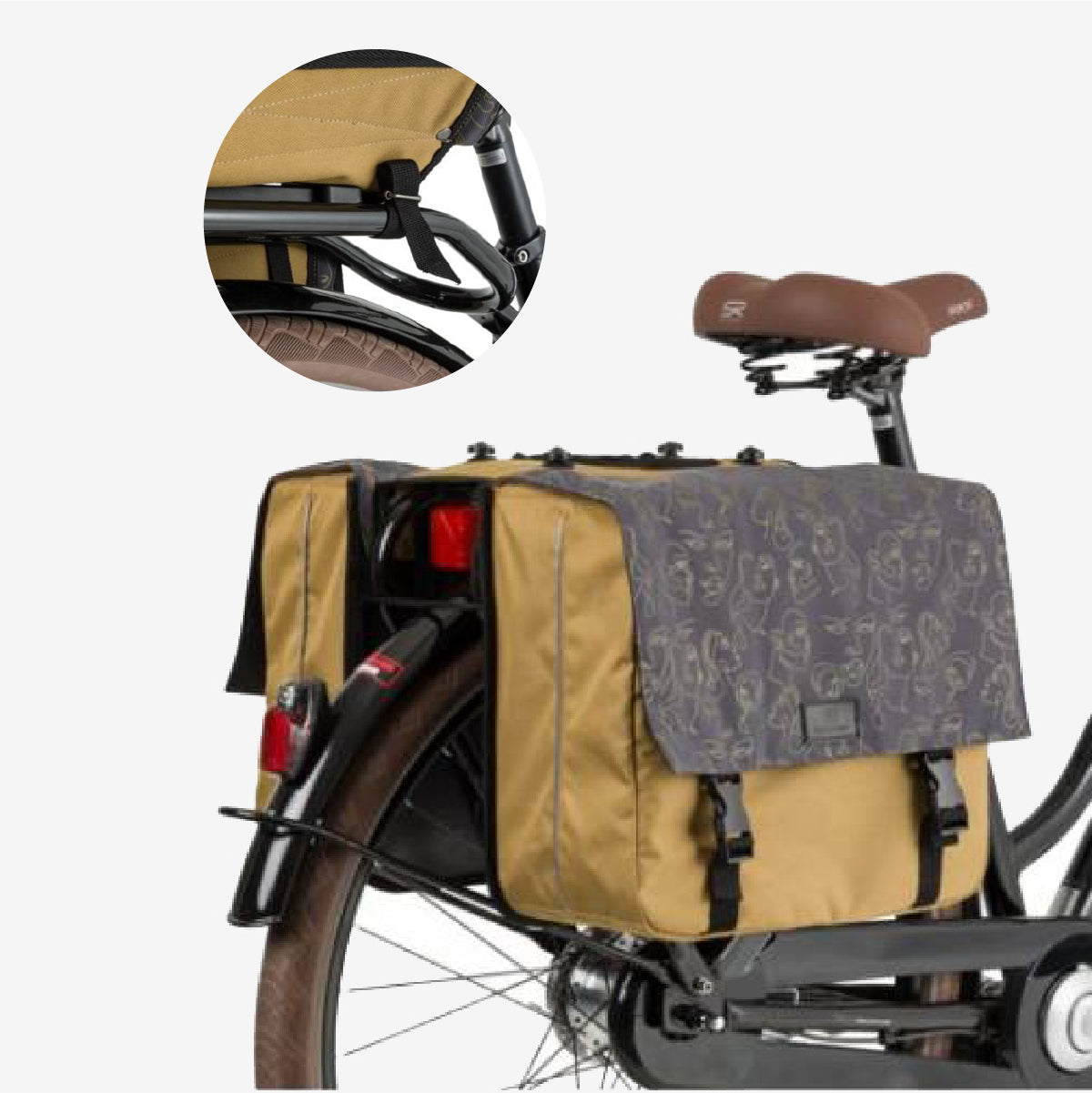 FastRider Dubbele Fietstas - 33L