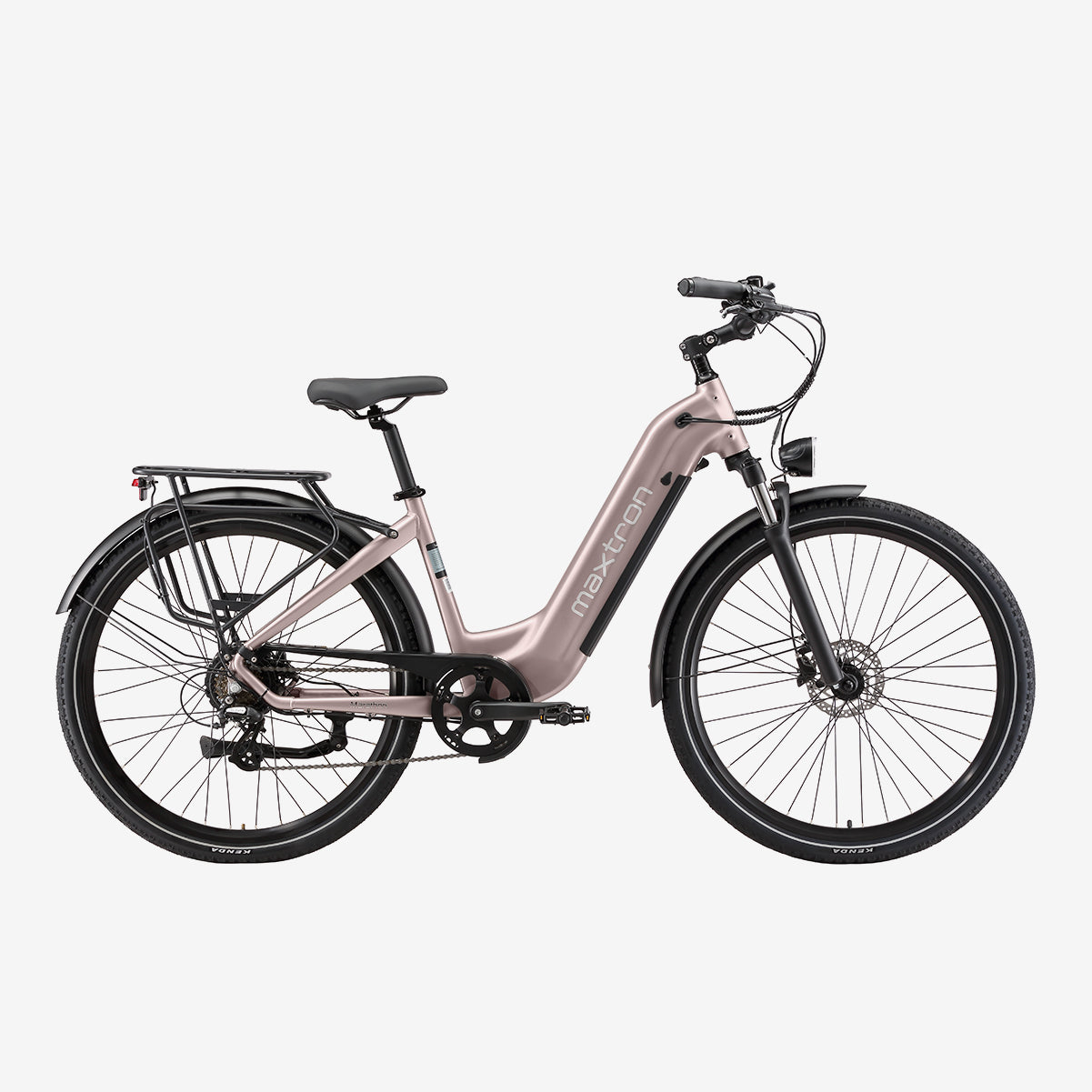 Maxtron Marathon Electric Bicycle Pink | 28×2.0 Inch Tires - 250W 36V 22.5Ah Battery - Range up to 160 km