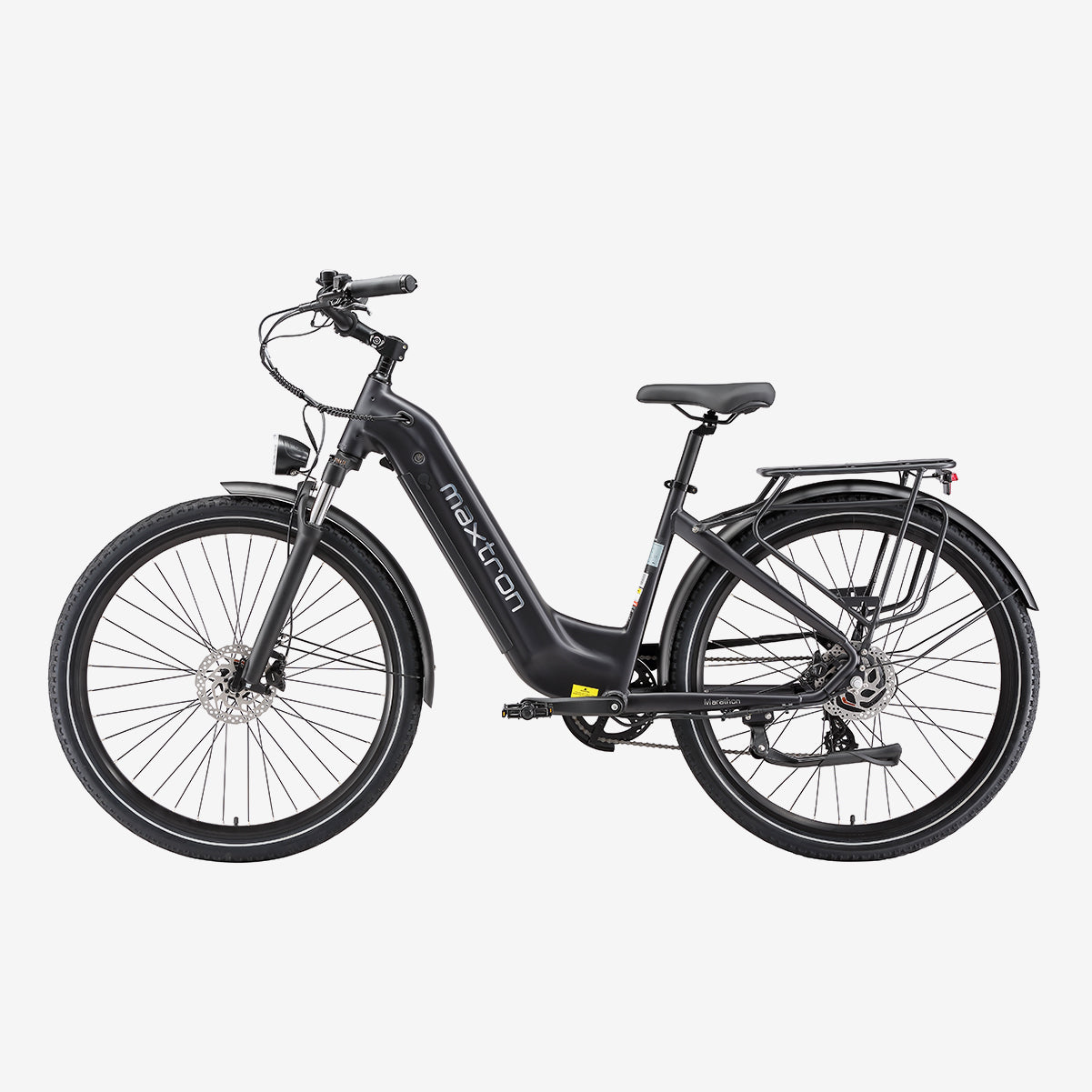 Vélo Électrique Maxtron Marathon Noir | Pneus 28×2.0 Pouces - Batterie 250W 36V 22,5Ah - Autonomie jusqu'à 160 km