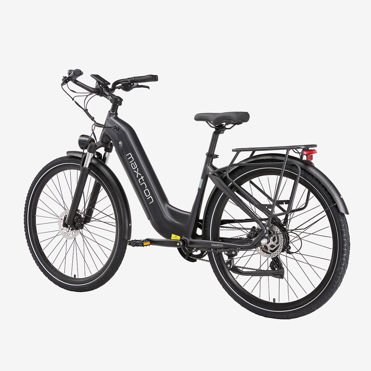 Vélo Électrique Maxtron Marathon Noir | Pneus 28×2.0 Pouces - Batterie 250W 36V 22,5Ah - Autonomie jusqu'à 160 km