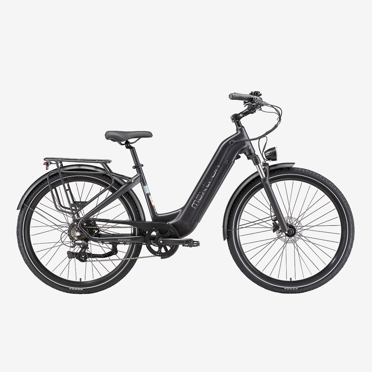 Vélo Électrique Maxtron Marathon Noir | Pneus 28×2.0 Pouces - Batterie 250W 36V 22,5Ah - Autonomie jusqu'à 160 km