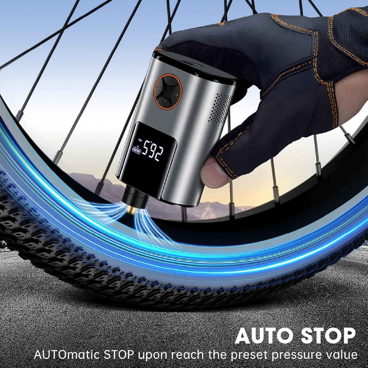 Mini Elektrische Compressor – Draagbare Fietspomp