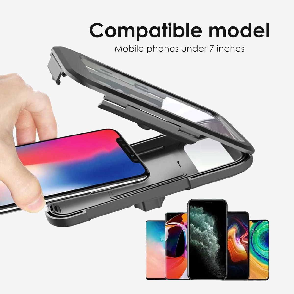 Support de téléphone étanche pour vélo – Réglable, universel et rotatif à 360°