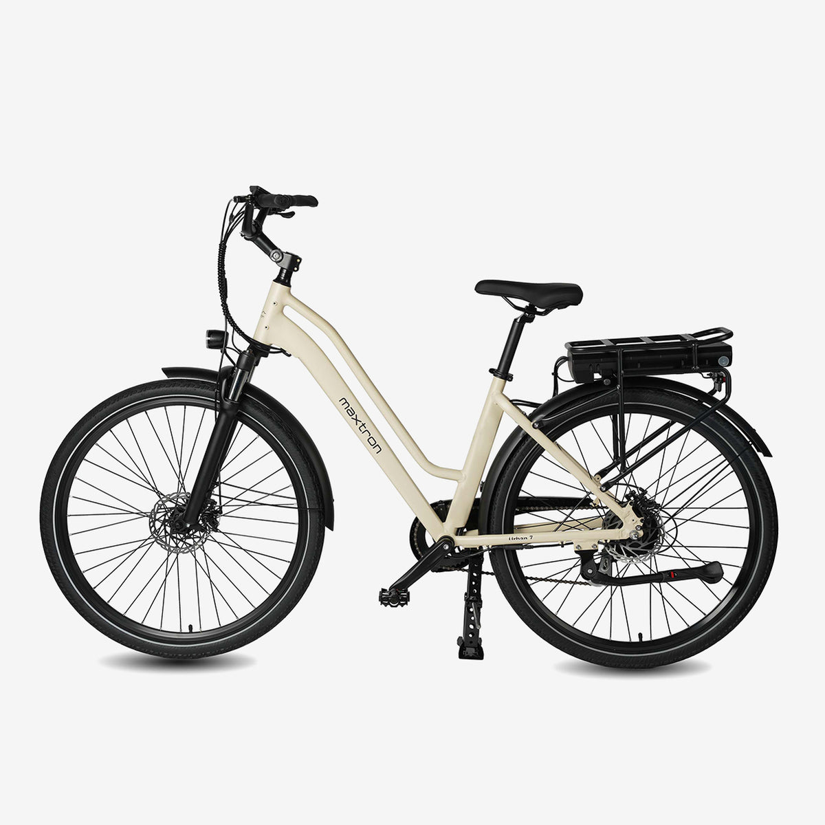 e bike beige damen Maxtron Urban 7 Electric Bicycle | 27.5×2.0 Inch Tires Battery size:16 Ah Gefrorenes: Haltbarkeit von Fleisch Category:MTB Cross_15 kg