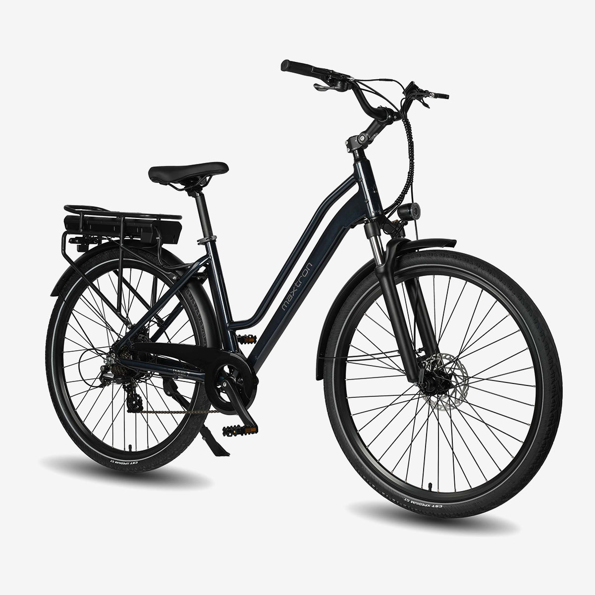 Maxtron Urban 7 Vélo Électrique Bleu | Pneus 27.5×2.0 Pouces - Batterie 250W 36V 12,8Ah