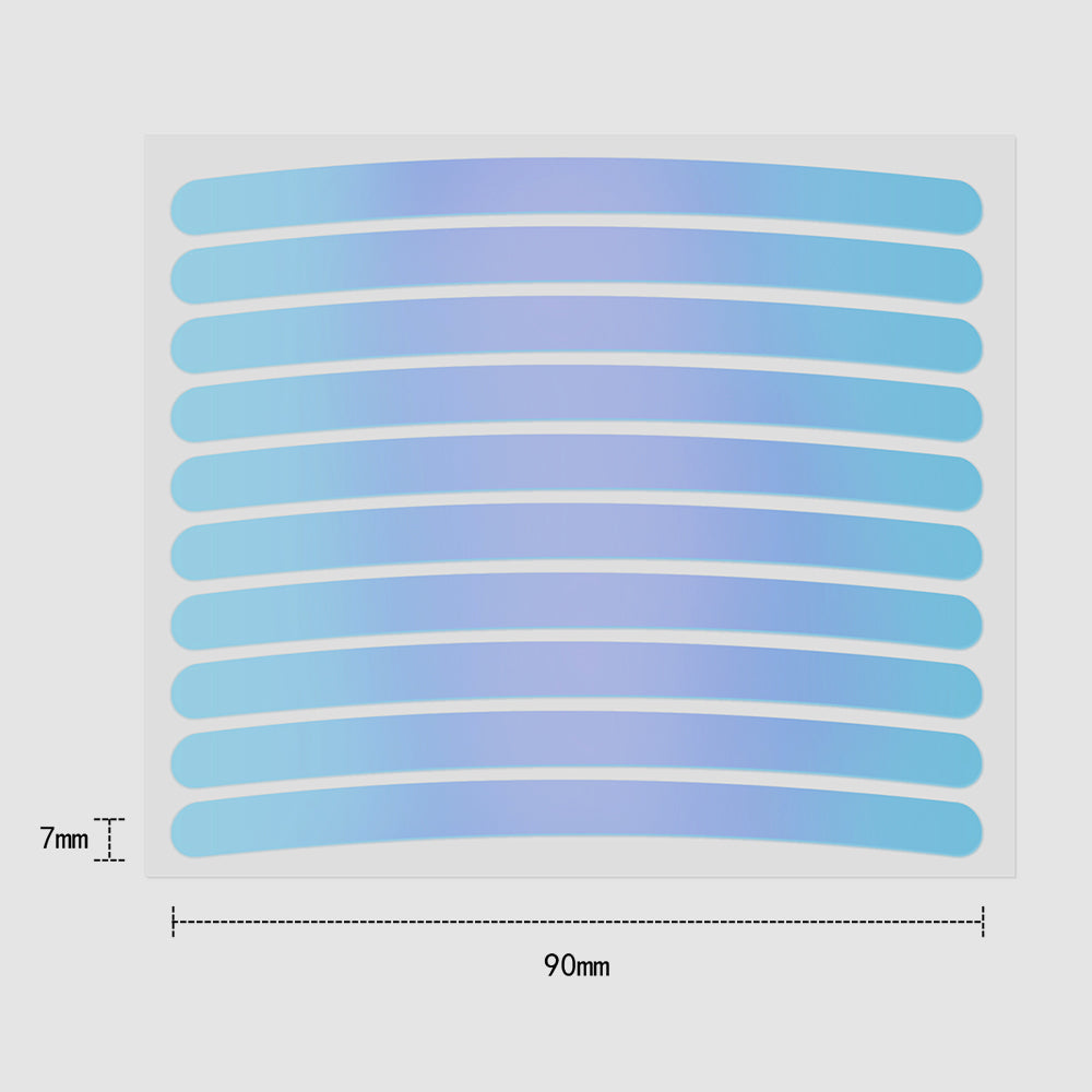 Autocollant réfléchissant multicolore pour jantes de vélo