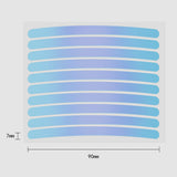 Autocollant réfléchissant multicolore pour jantes de vélo