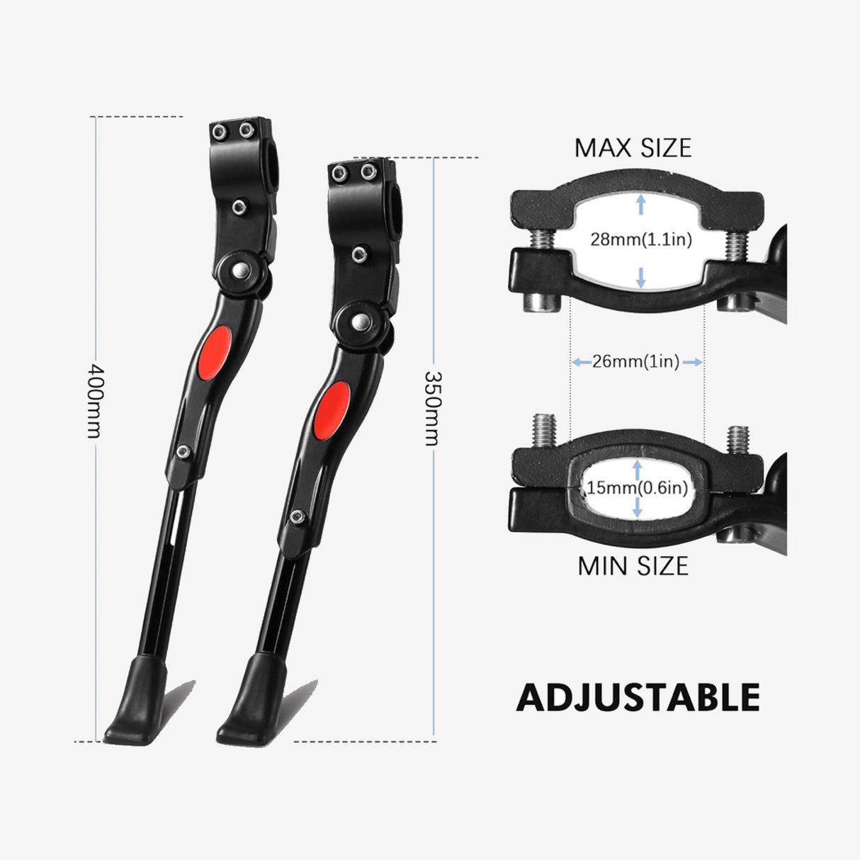 Verstelbare Fietsstandaard van 61-68 cm