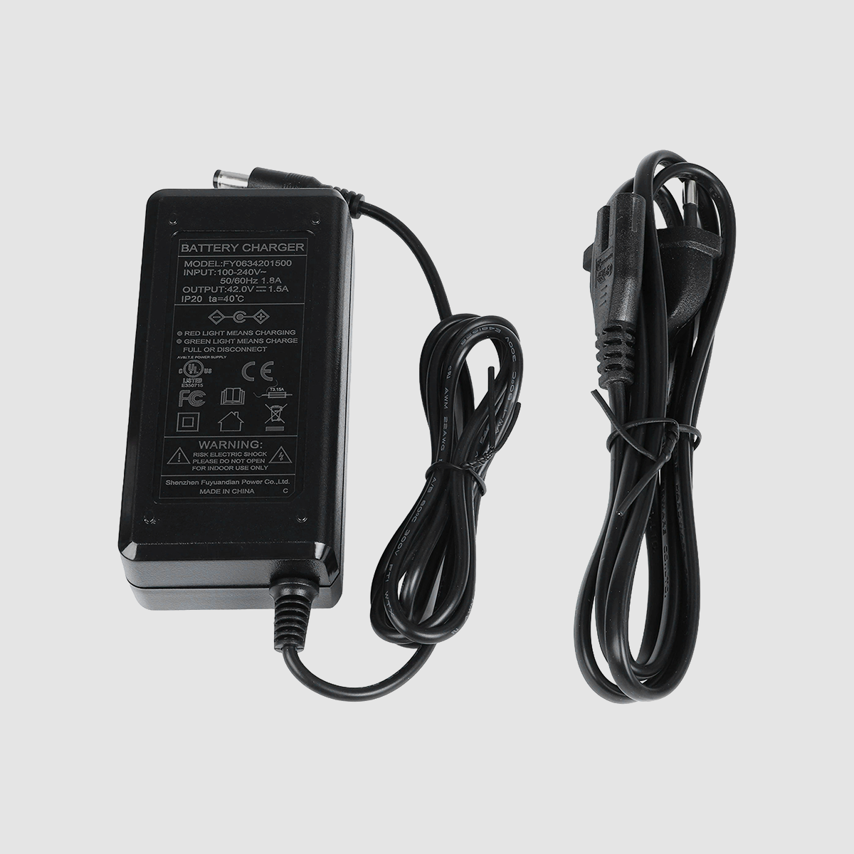 Chargeur 42 V 1,5 A (norme européenne) - E20 Pro