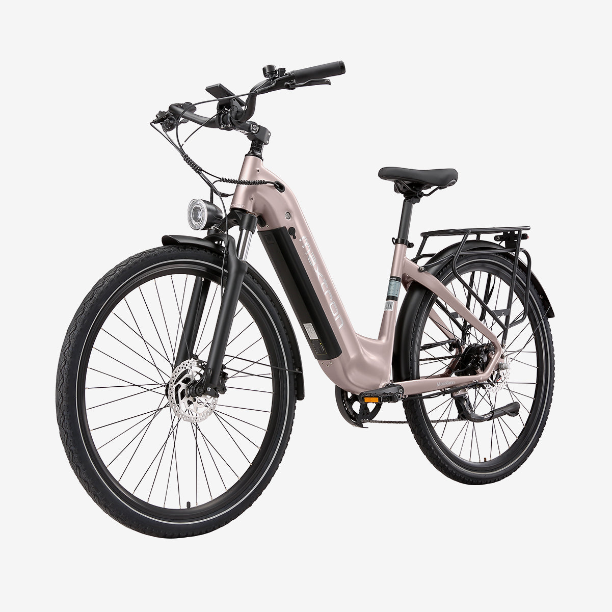 Maxtron Marathon Electric Bicycle Pink | 28×2.0 Inch Tires - 250W 36V 22.5Ah Battery - Range up to 160 km