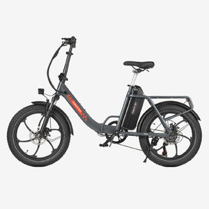 windgoo klapprad Maxtron Mule Elektrisches Fahrrad Grau