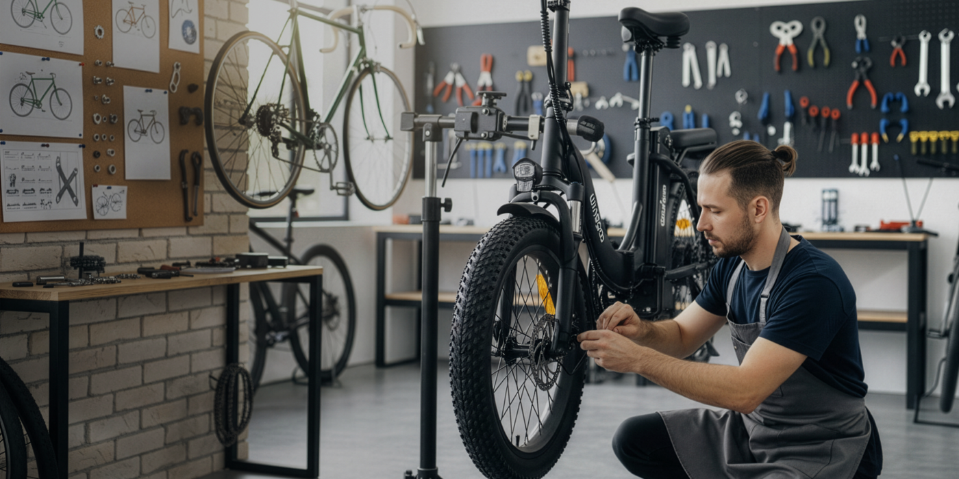 Professionele fietsreparatie en -onderhoud bij de Windgoo-winkels