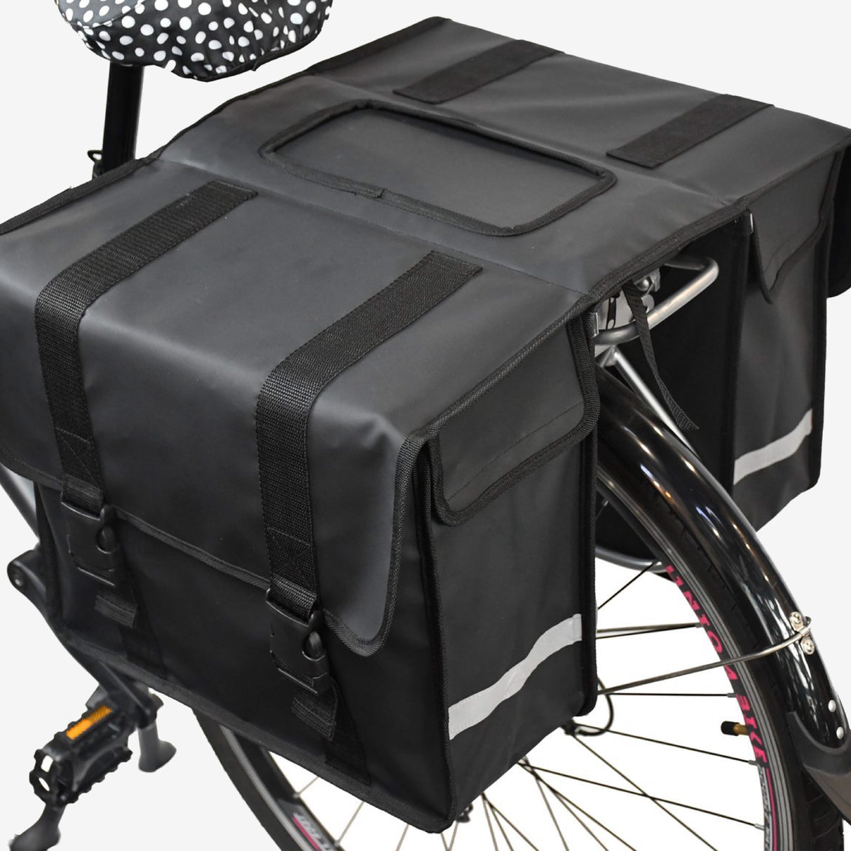 SwissBex Dubbele Fietstas – Waterafstotend met Reflectoren