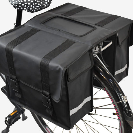 SwissBex Dubbele Fietstas – Waterafstotend met Reflectoren