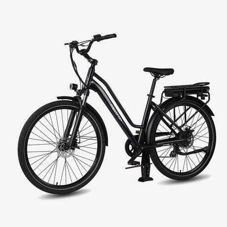 Maxtron Urban 7 Elektrische Fiets Blauw | 27.5×2.0 Inch Banden - 250W 36V 12,8Ah Accu