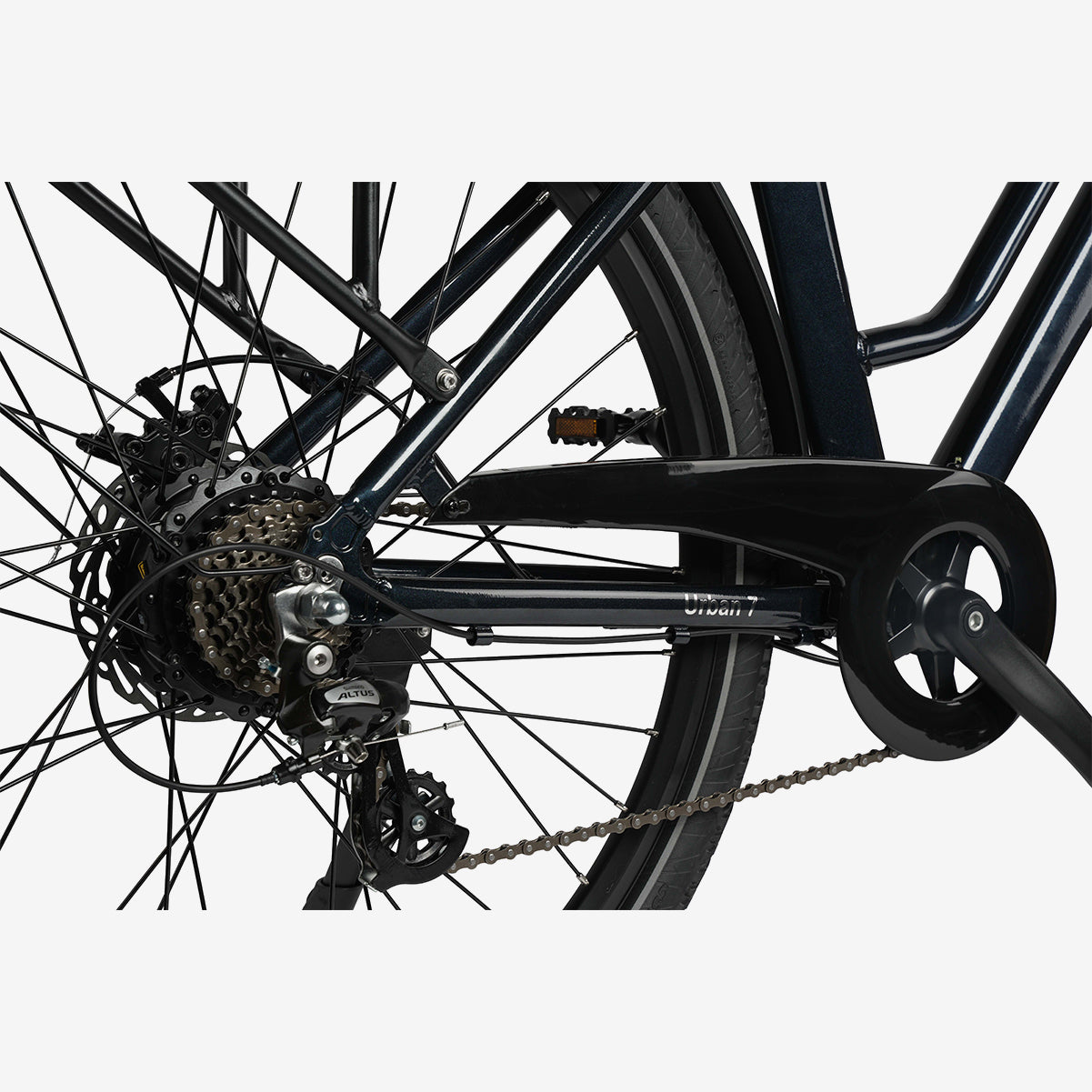 Maxtron Urban 7 Vélo Électrique Bleu | Pneus 27.5×2.0 Pouces - Batterie 250W 36V 12,8Ah